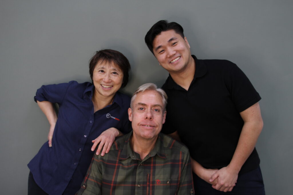 Portrait Photograph of Drs. Dana Horng, Matthew Fleming and Gavin Yang